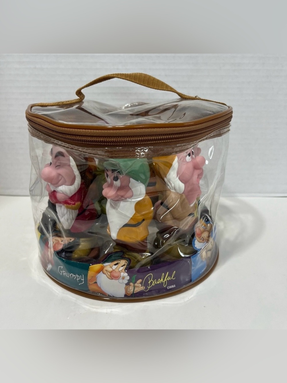 Disney Snow White Seven Dwarf Pool Bath Tub Toy Set